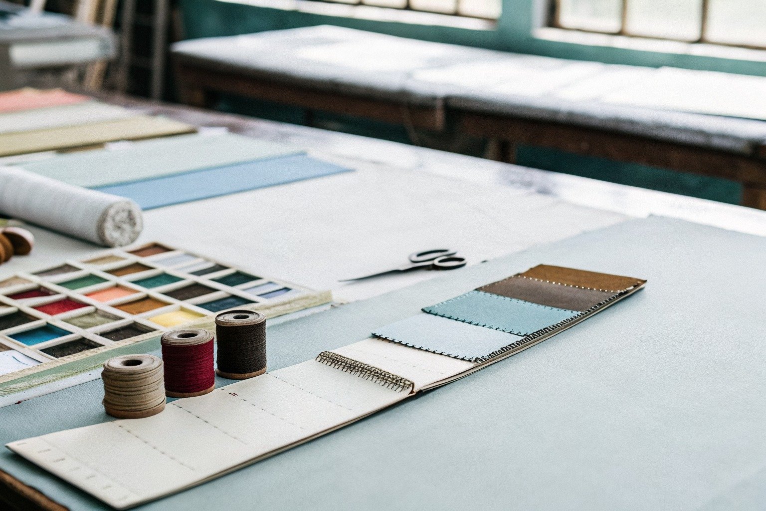FumaoFabric polar fleece fabric production view 1