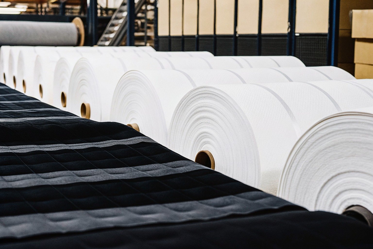 FumaoFabric polar fleece fabric production view 3