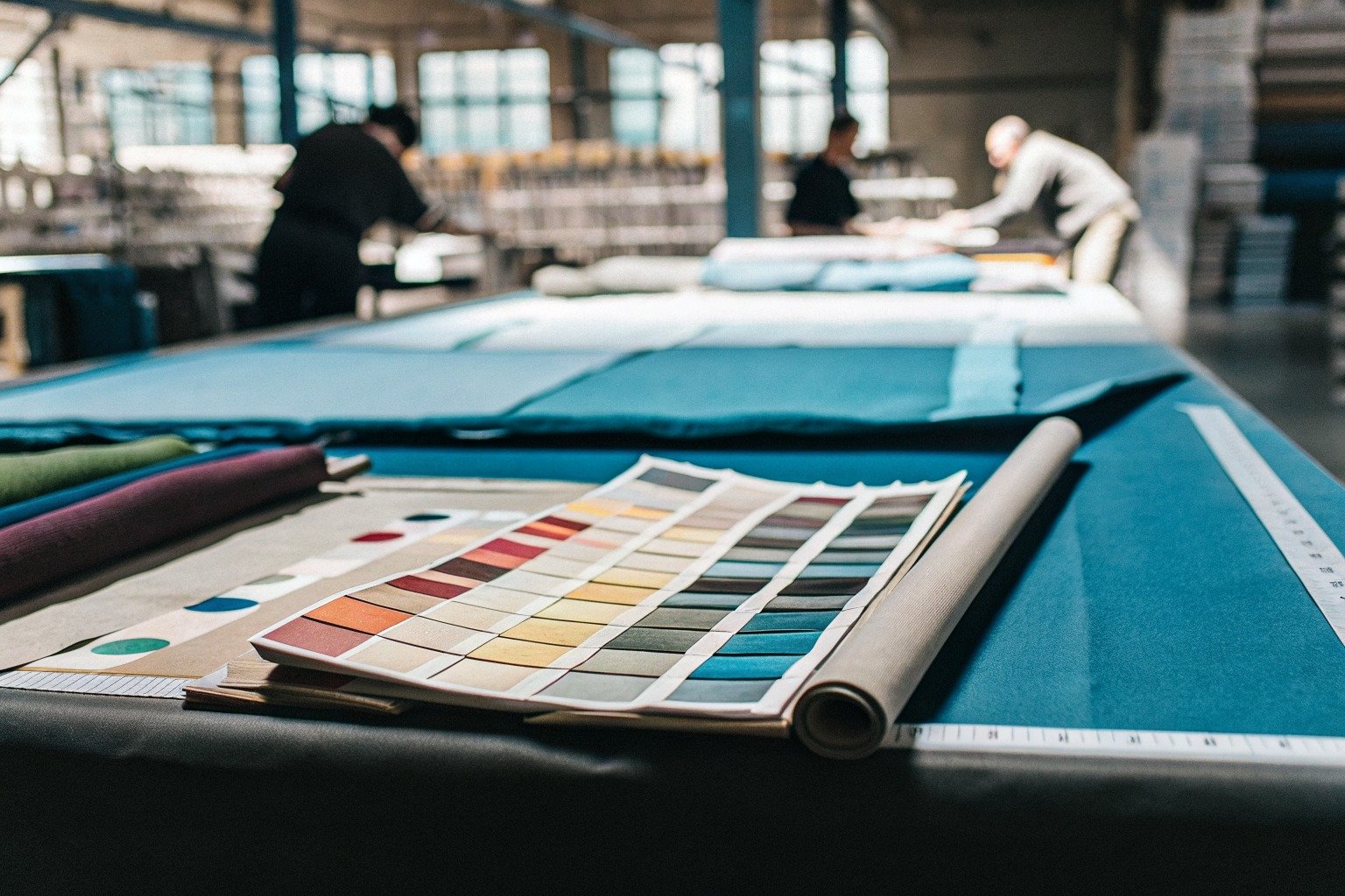 FumaoFabric bamboo blend fabric production view 1