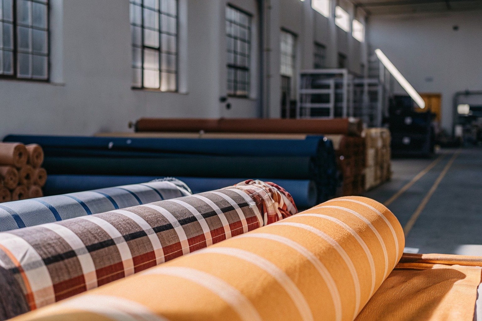 FumaoFabric recycled polyester fabric production view 3