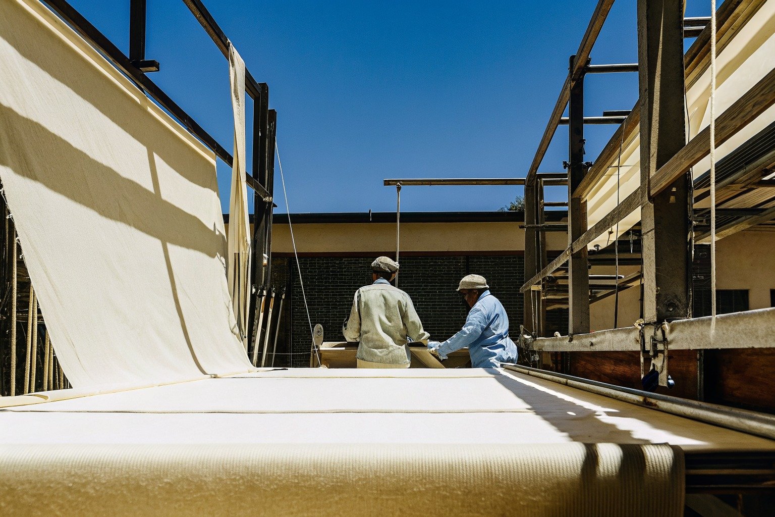 FumaoFabric organic cotton fabric production view 2