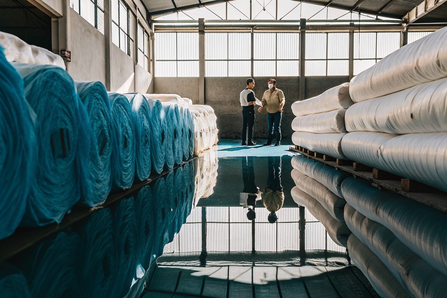 FumaoFabric organic cotton fabric production view 3