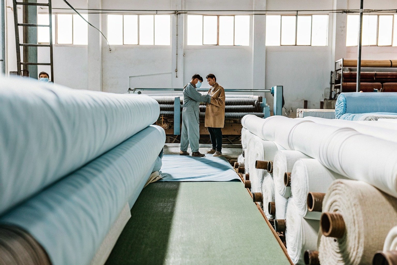 FumaoFabric Tencel lyocell fabric production view 3