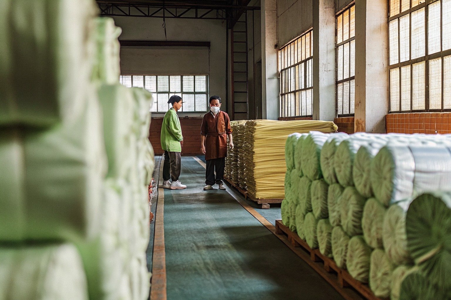 FumaoFabric Tencel lyocell fabric production view 3