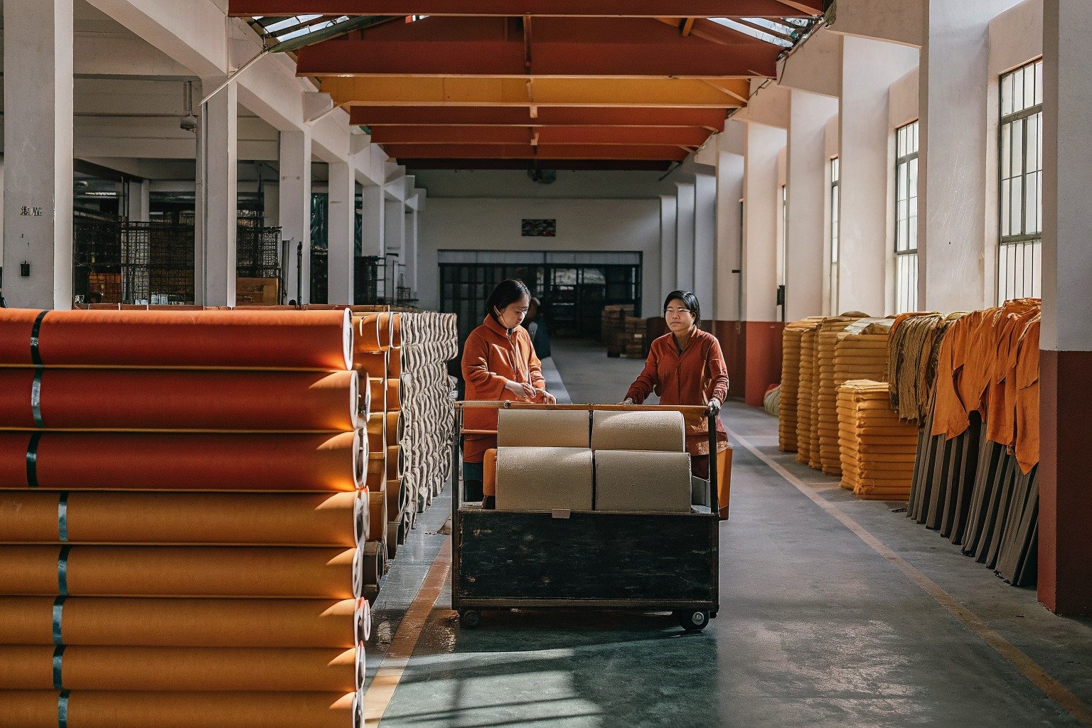 FumaoFabric UV-protection fabric production view 4