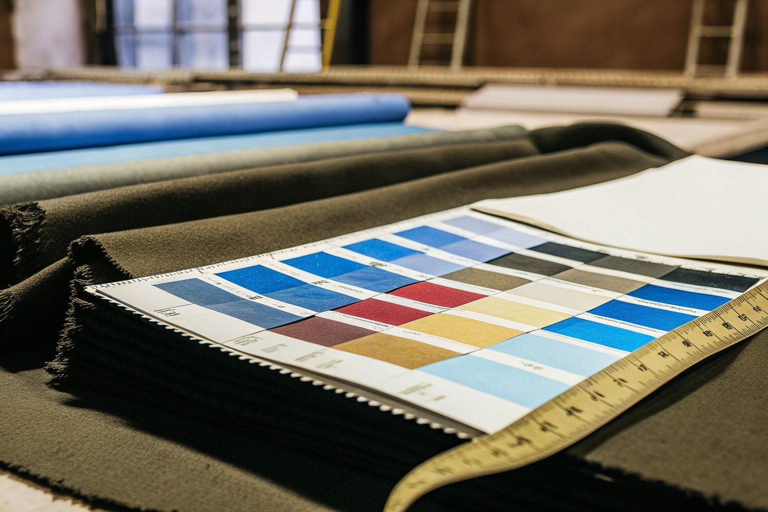 FumaoFabric flame-retardant fabric production view 1