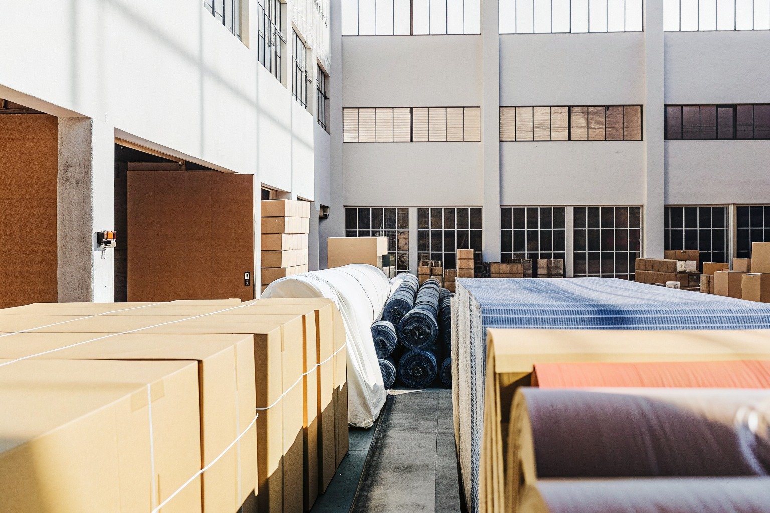 FumaoFabric flame-retardant fabric production view 4
