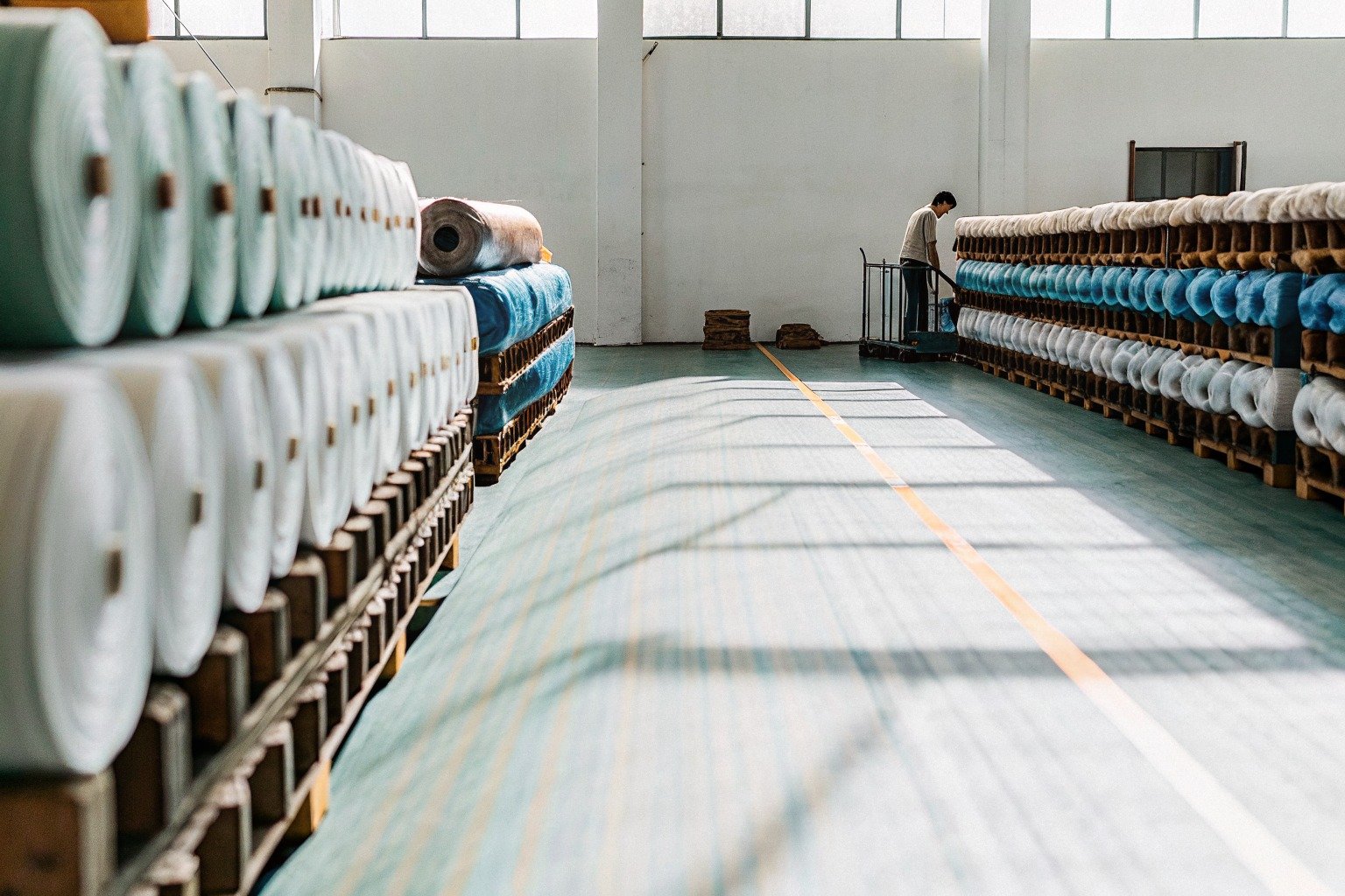 FumaoFabric flame-retardant fabric production view 3