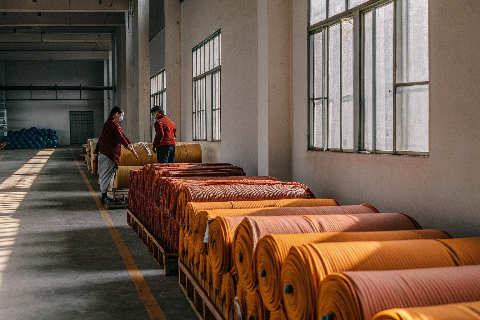 FumaoFabric bonded fabric production view 3