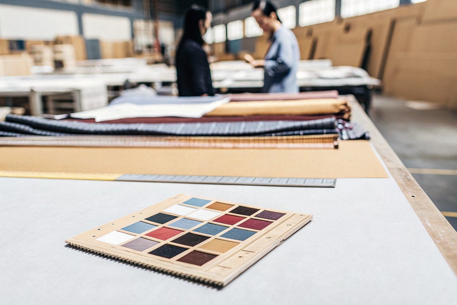 FumaoFabric bonded fabric production view 1