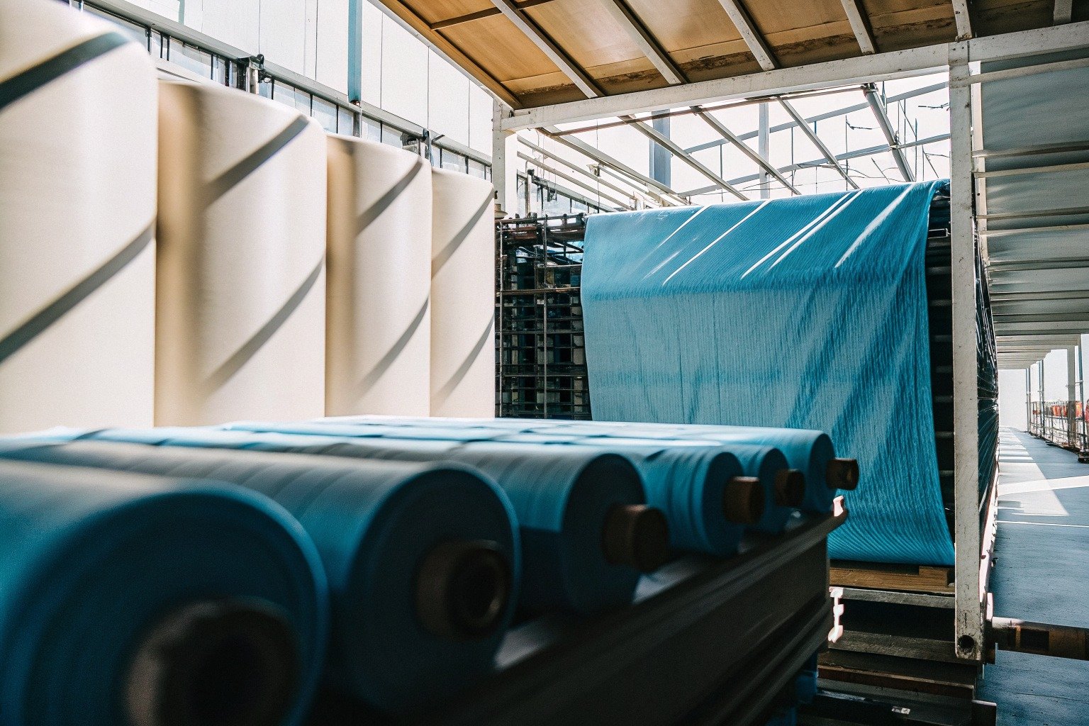 FumaoFabric bonded fabric production view 4