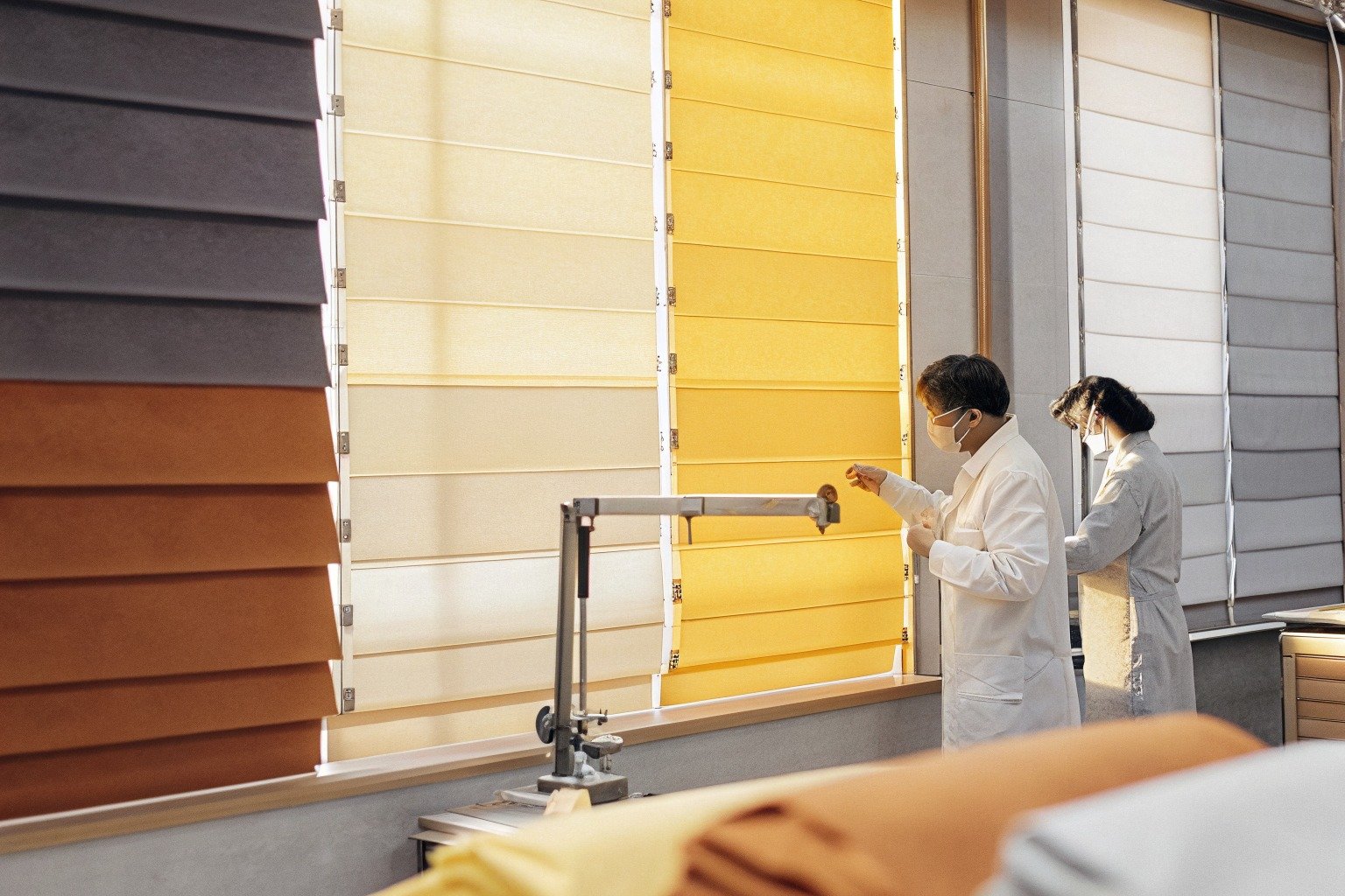FumaoFabric coated fabric production view 2