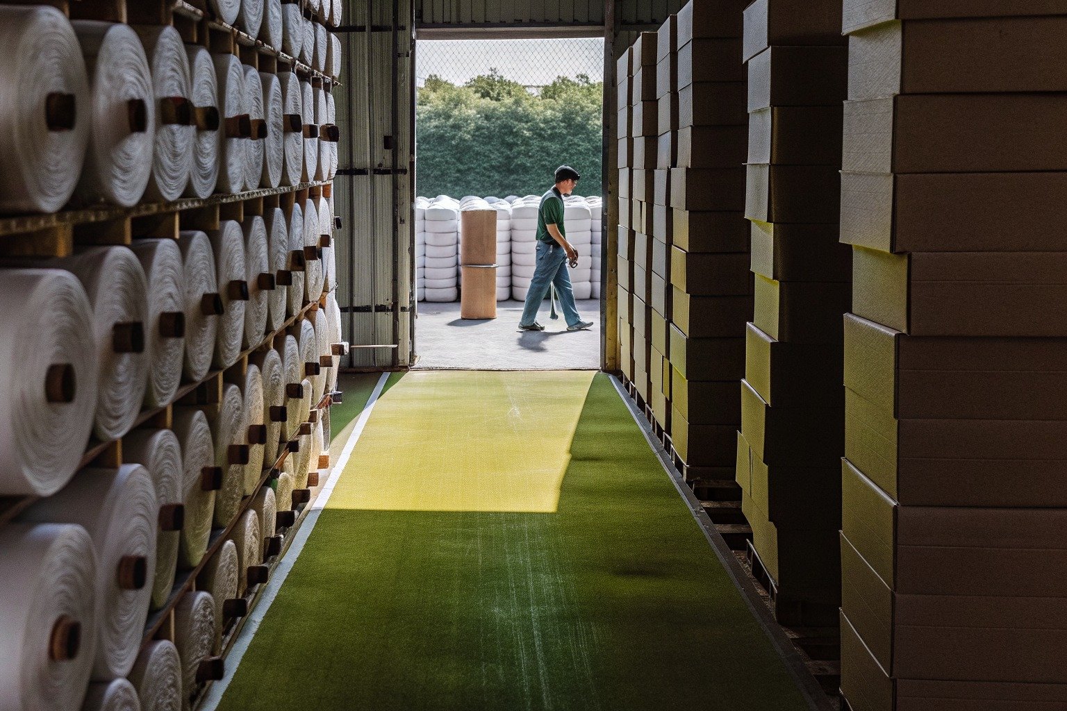 FumaoFabric laminated fabric production view 4