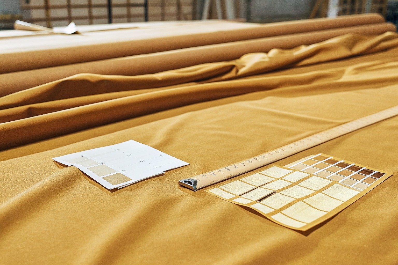 FumaoFabric drape nylon fabric production view 1