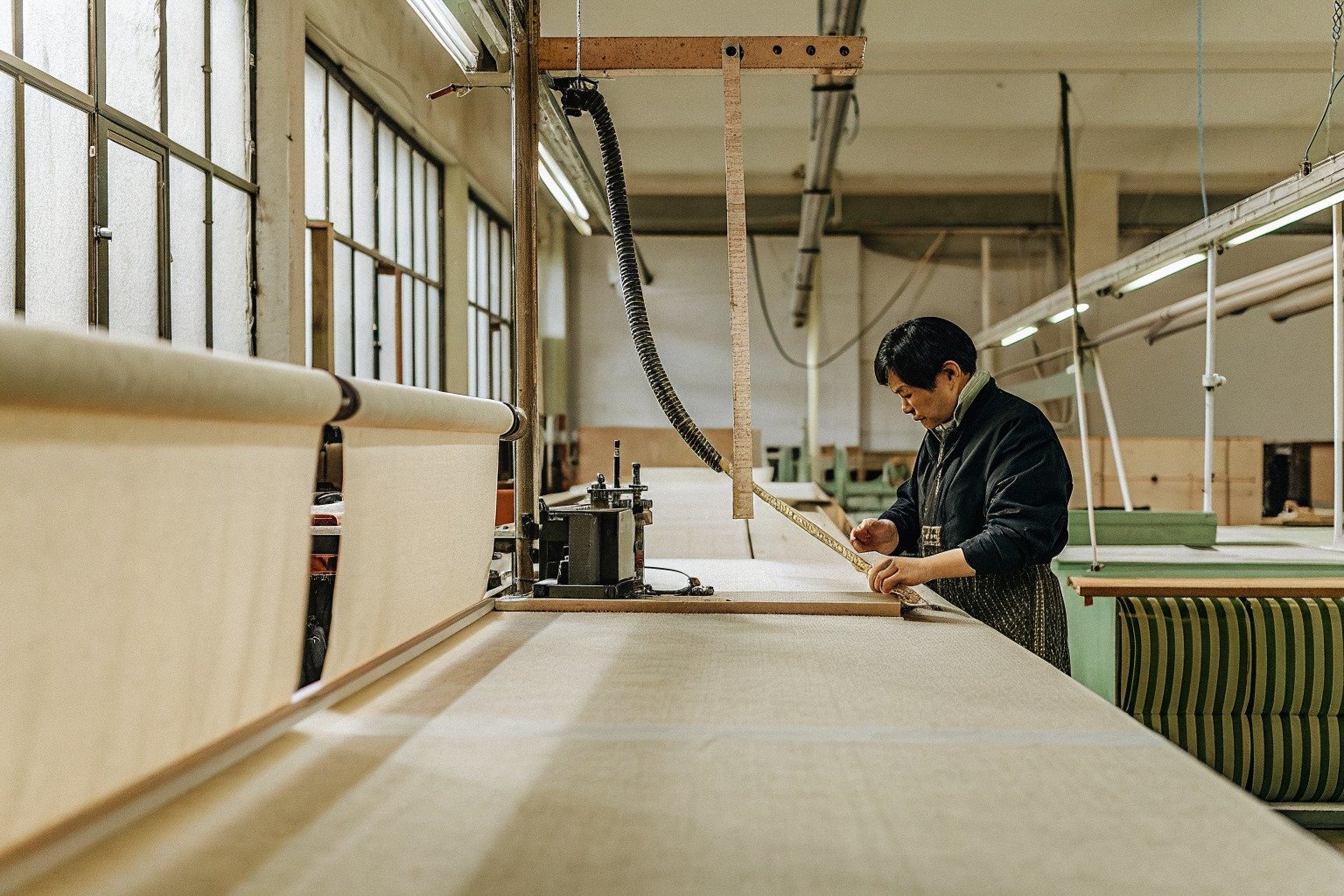 FumaoFabric anti-static performance linen fabric production view 2