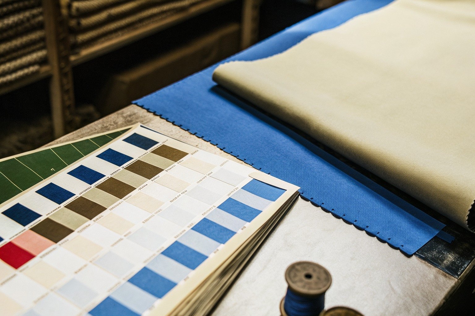 FumaoFabric print compatibility wool blend fabric production view 1