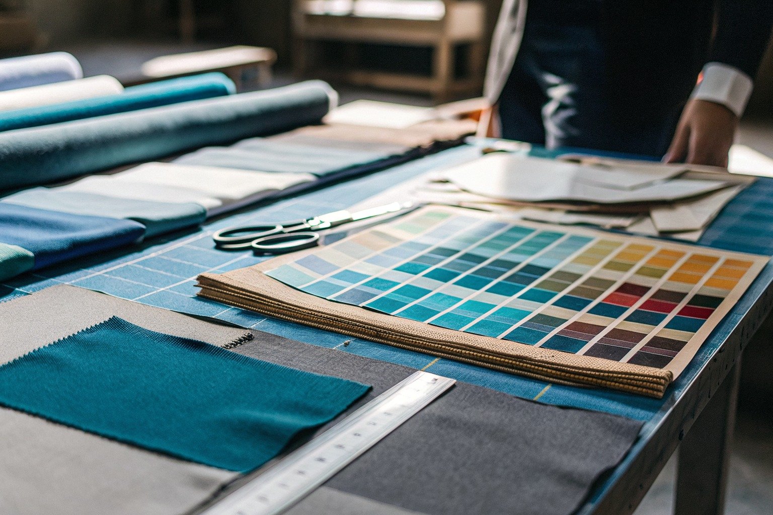 FumaoFabric color fastness woven fabric production view 1