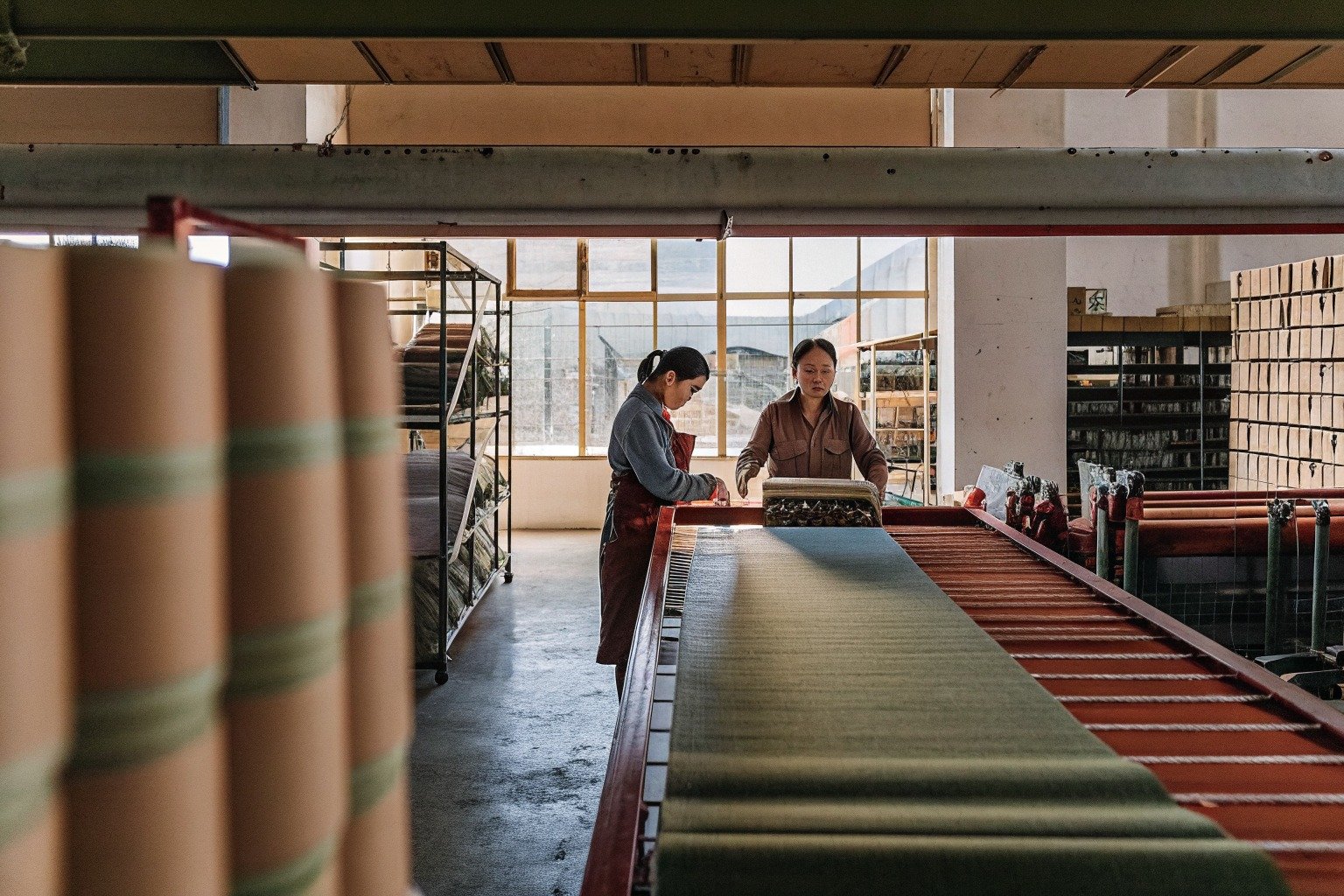FumaoFabric abrasion resistance softshell fabric production view 4
