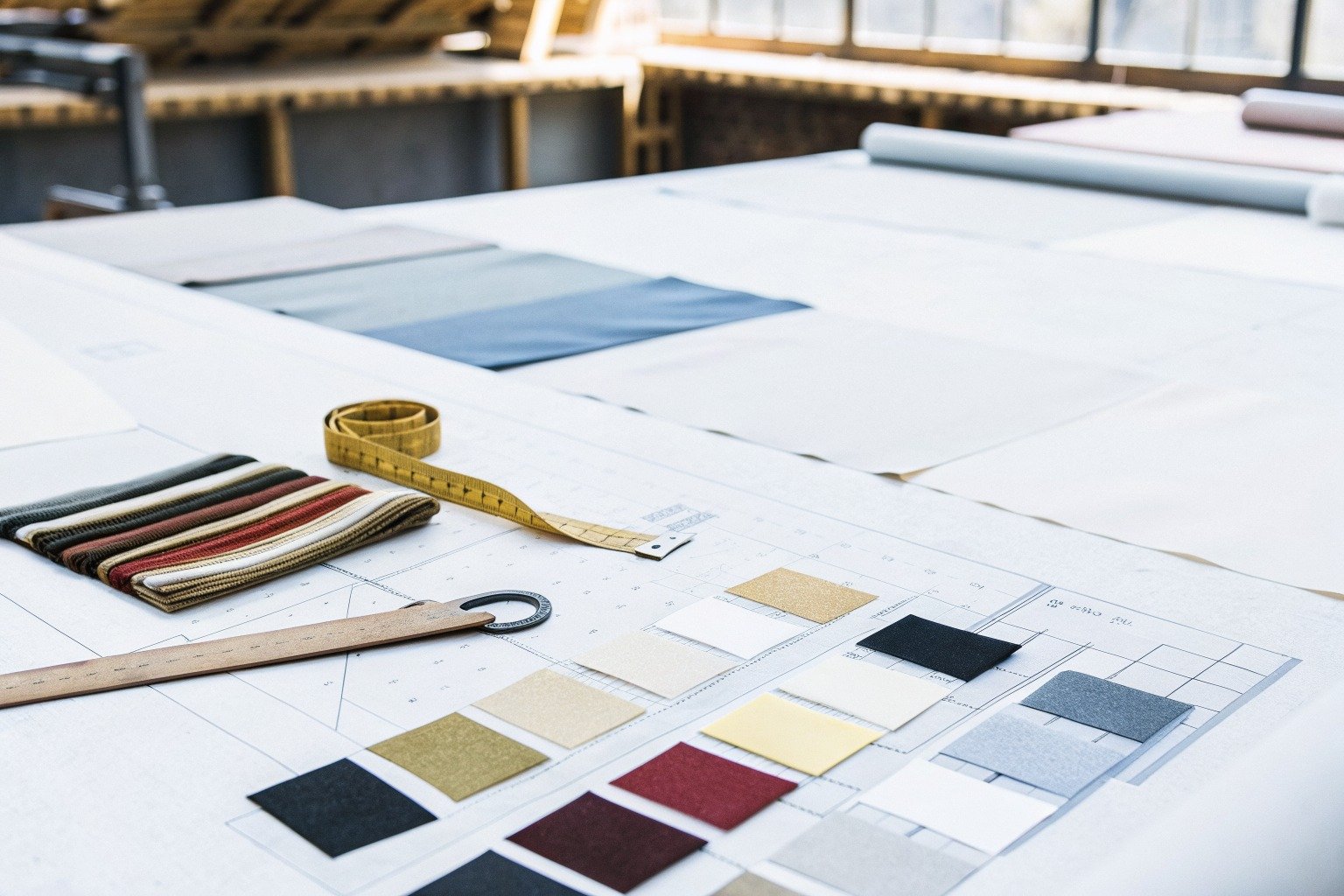 FumaoFabric drape interlock fabric production view 1
