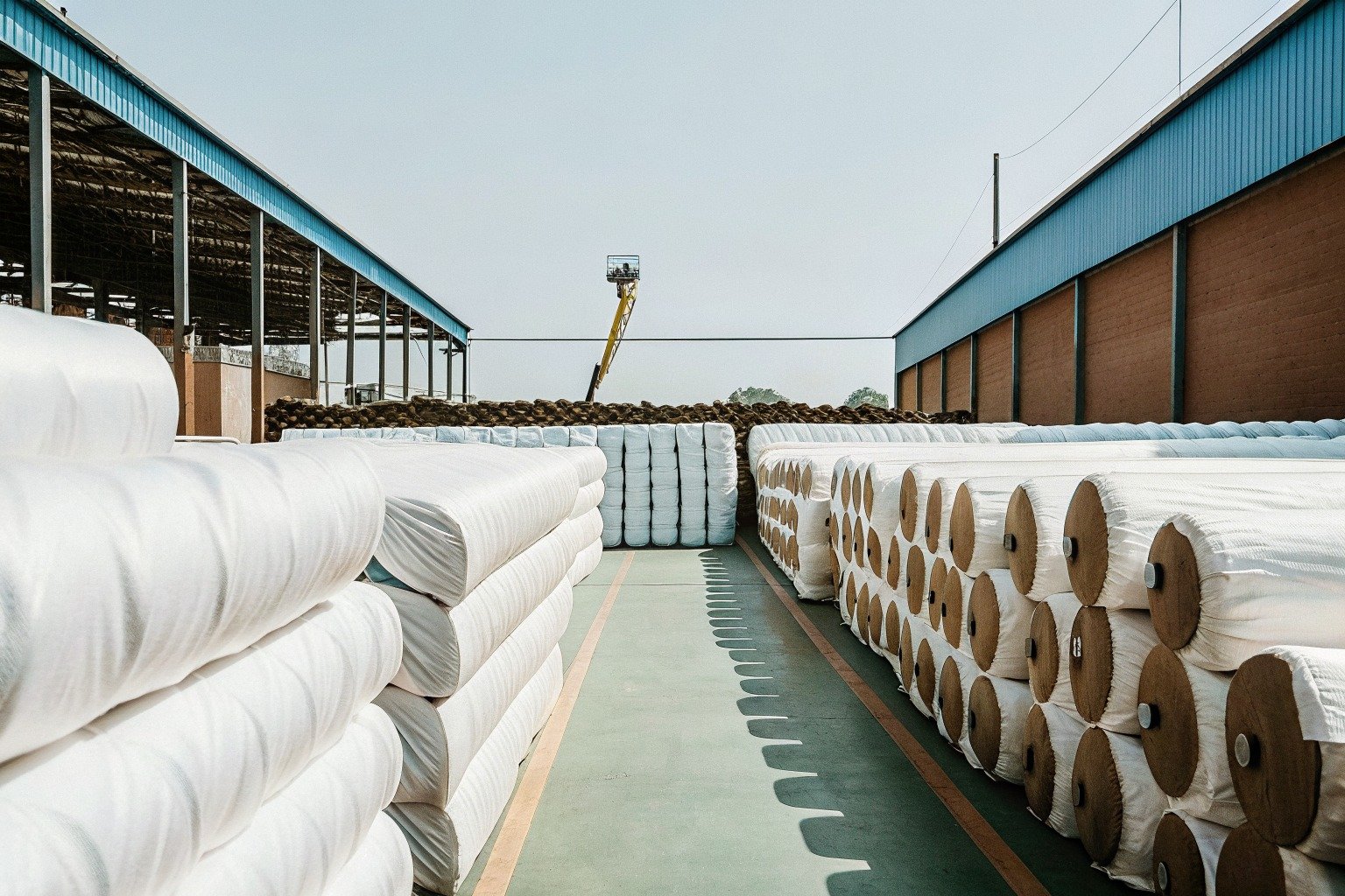 FumaoFabric drape interlock fabric production view 3