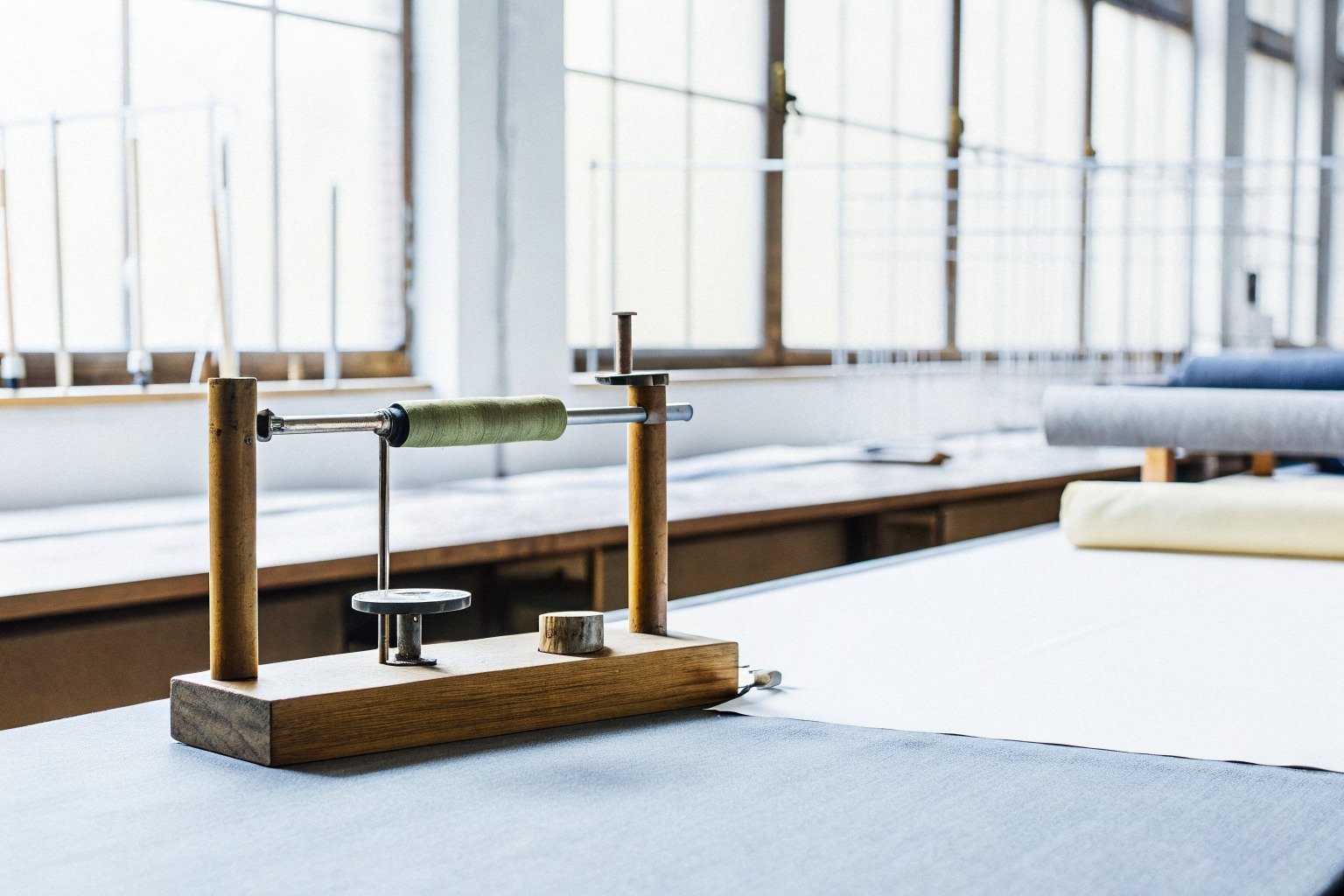 FumaoFabric thermal retention twill fabric production view 2