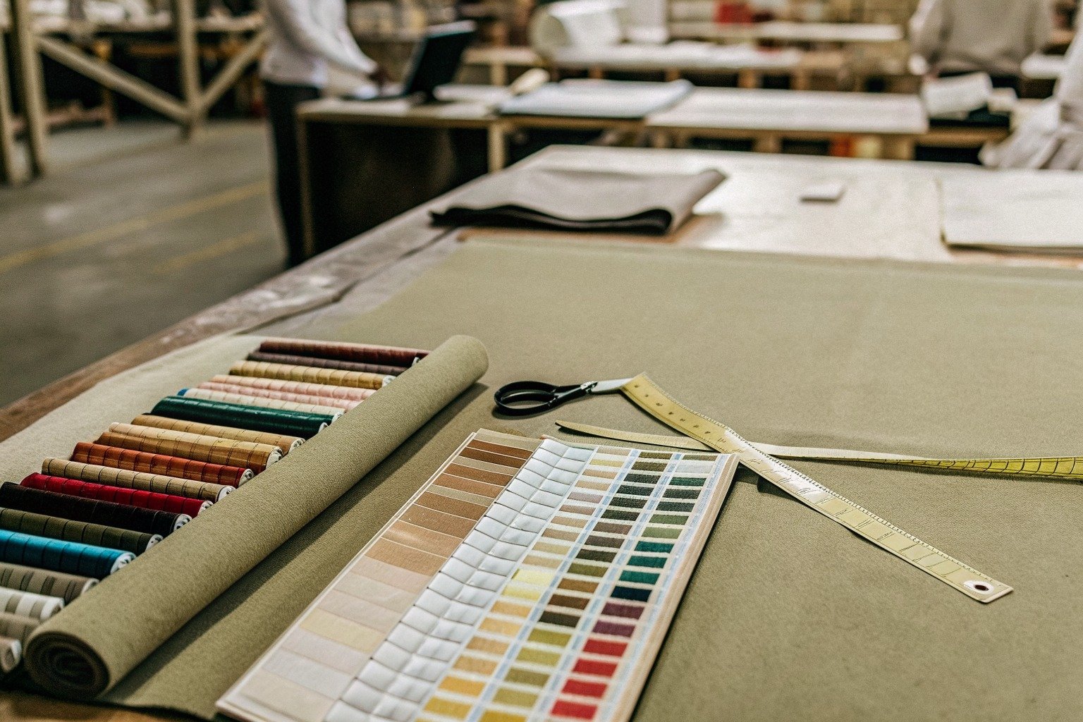 FumaoFabric anti-static performance polar fleece fabric production view 1