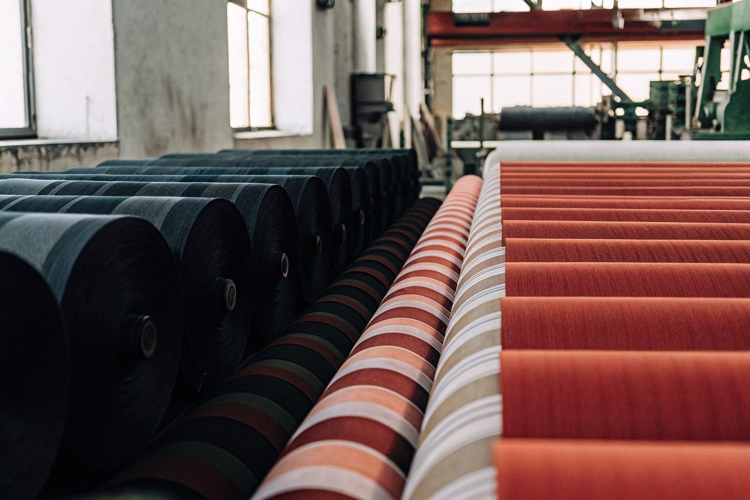 FumaoFabric color fastness recycled polyester fabric production view 3