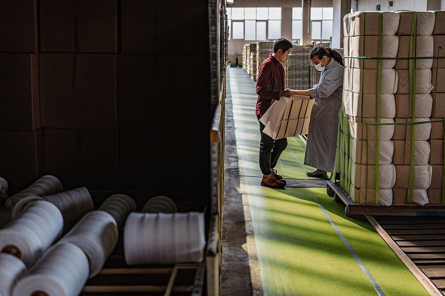 FumaoFabric hand feel modal fabric production view 4