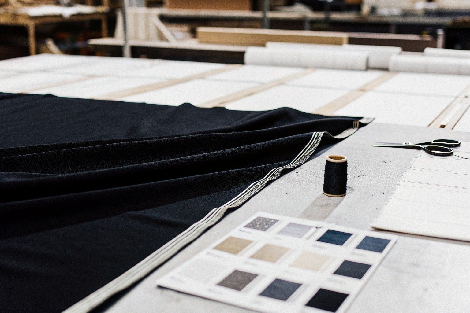 FumaoFabric drape rib fabric production view 1