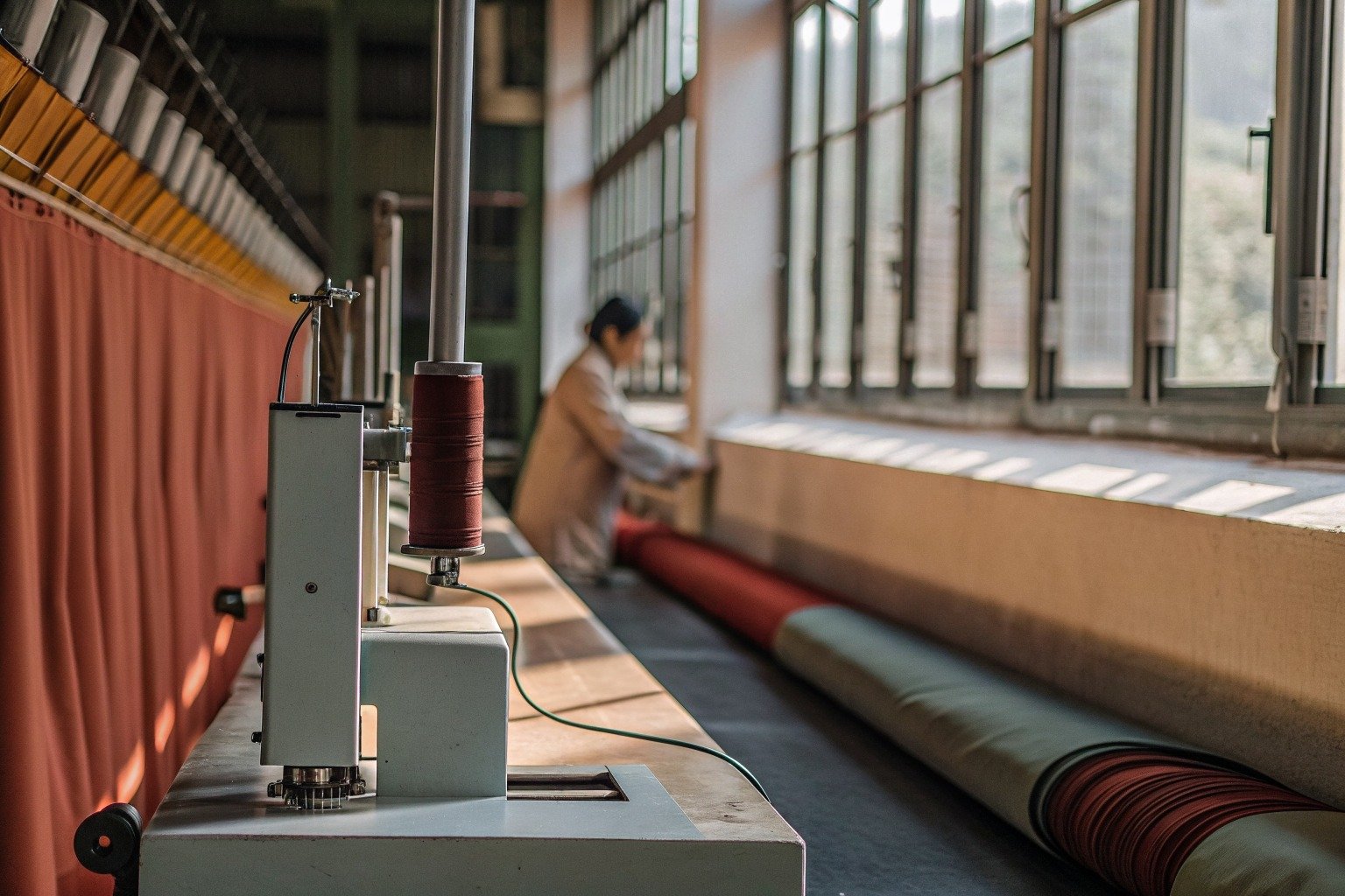 FumaoFabric opacity chiffon fabric production view 2