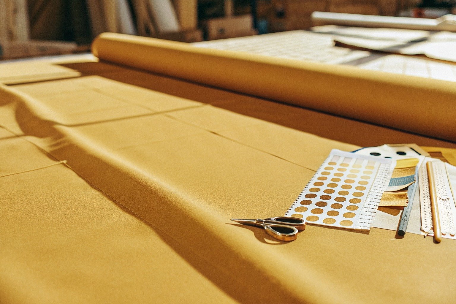 FumaoFabric thermal retention denim fabric production view 1